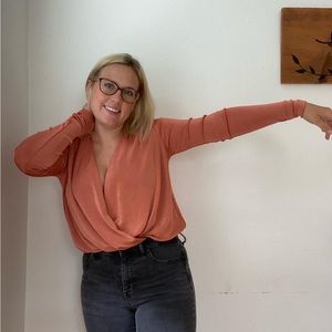 Free People X revolve turnt bodysuit